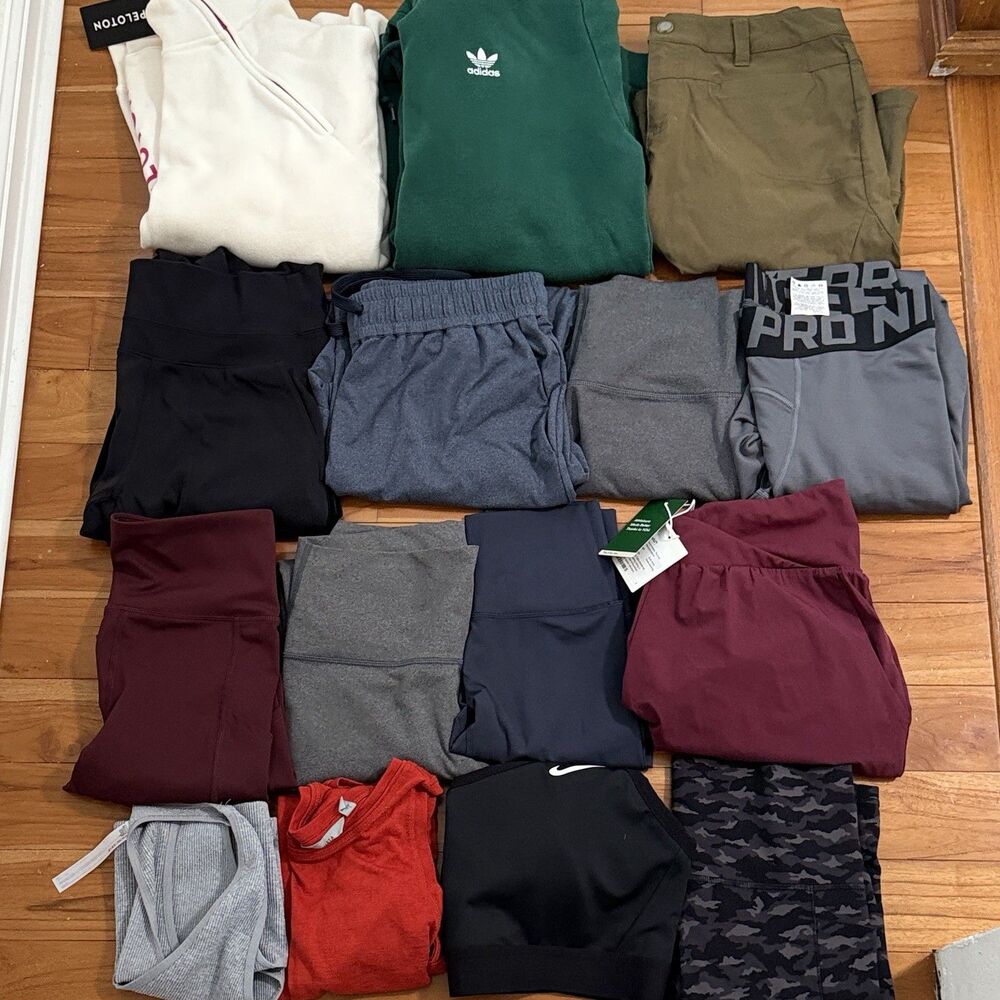 Women 13 Piece Athletic Wear Bundle Mixed Style Mixed Size